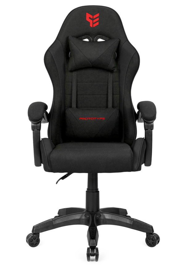 Fotel obrotowy gamingowy ENZO XL BLACK FABRIC
